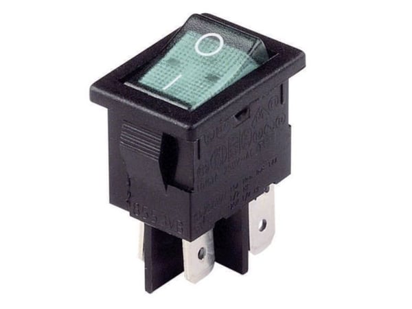 Arcolectric (Bulgin Ltd.) keinukytkin H 8553 VB NAC 230 V/AC 10 A 2 x Off/On naksahtaa 1 kpl