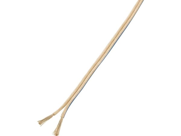 TRU COMPONENTS 1568260 högtalarkabel 2 x 1,5 mm² transparent 100 m