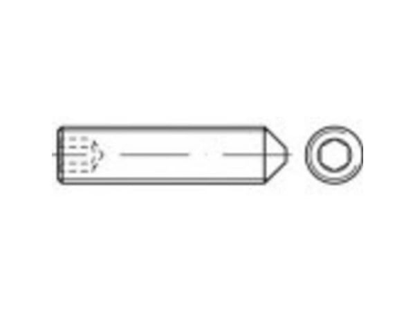 TOOLCRAFT TO-5370315 gjengekran M8 20 mm rustfritt stål A1, A2 25 stk