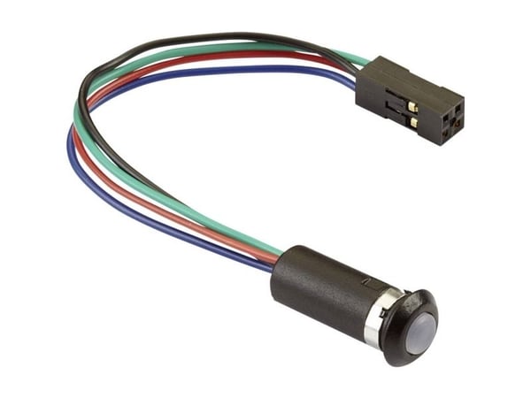 Mentor 2660.8502 LED-signallampa RGB lins 5 mm, 2 V/3,5 V/3,5 V, 20 mA/20 mA/20 mA