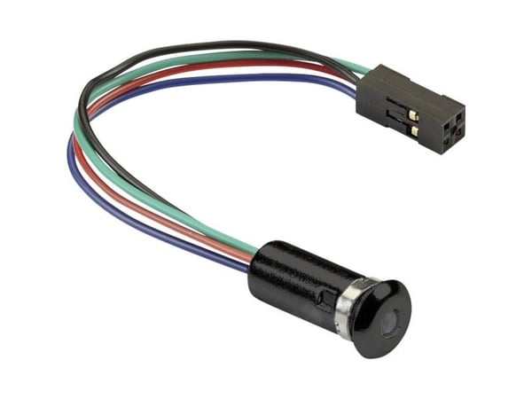 Mentor 2660.8302 LED-merkkivalaisin RGB-linssi 3 mm 2 V, 3,5 V, 3,5 V 20 mA, 20 mA, 20 mA, 20 mA