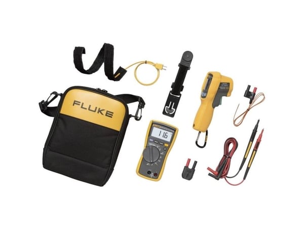 Multimeter Og IR Termometer Sæt 116/62 Max+ Hvac