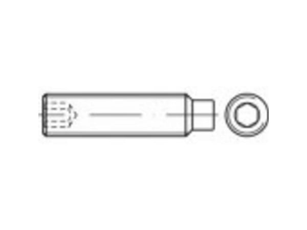 TOOLCRAFT TO-5370828 gjengtap M5 10 mm rustfritt stål A4 – 50 stk