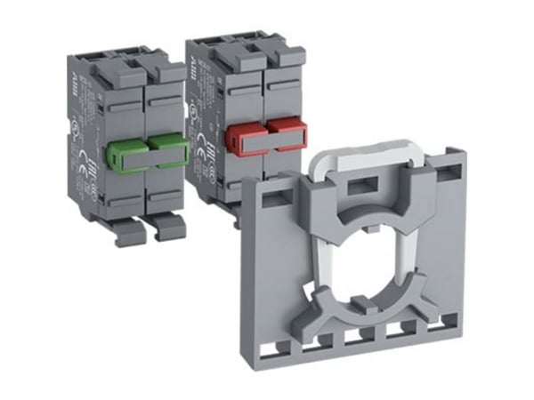 ABB MCBH-01, Kontaktori, Harmaa, Muovi, MP1 MP2 MP3 MP4 MPD1 MPD2 MPD3 MPD4 MPD5 MPD11 MPD12 MPD13 MPD14 MPD15 MPD16 MPM1 MPM2 KP6 MPET3..., IP20, ...