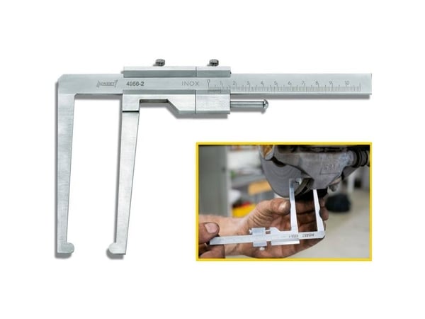 Hazet 4956-1-ISO skivekaliper for bremseskiver kalibrert (ISO) 60 mm