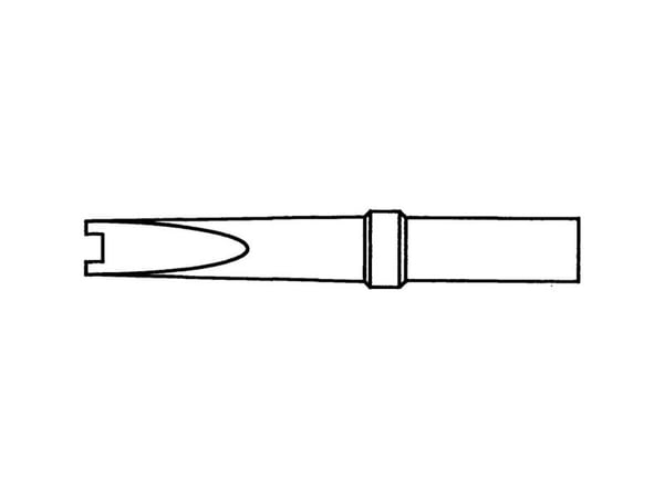 Weller ET SMD, Loddespiss, Weller, Metallisk, 1 stykker, 3,8 mm, 1,5 mm