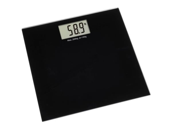 TFA-Dostmann 50.1015.01, Elektronisk personvekt, 200 kg, Svart, 5 kg, kg, lb, ST, Rektangel