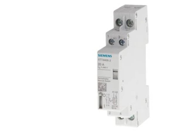 Siemens Fernschalter Hutschiene 5TT4452-0 2 Schließer 400 V 32 A 1 St., 32 A, 7 cm, 17,5 mm, 90 mm, 73 mm, 145 g