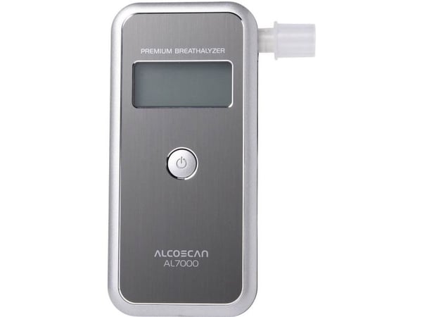 ACE AL7000 alkoholsensor sølv 0 til 4‰ utskiftbar sensor inkl. display