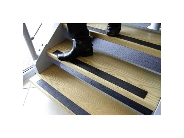 COBA Europe sklisikker tape (L x B) 18,3 m x 25 mm sort