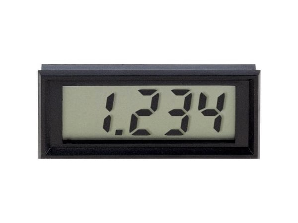 VOLTCRAFT 70004 Digitalt måleapparat til indbygning LCD-mittari 70004 ± 199,9 mV