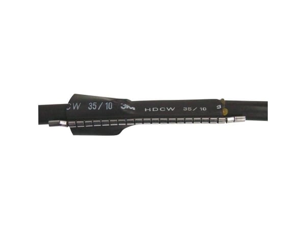 3M HDCW-55/15-250, Lämpökutisteputki, musta, 25 cm, 6,8 cm, 1 kpl, 1,5 cm
