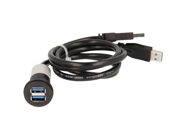 USB-kontakt RRJ_2USB3_SW_150 Schlegel, innhold: 1 stk