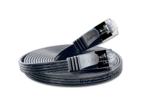 Triotronik PKW-STP-SLIM-KAT6 3.0 SW - RJ-45 - RJ-45 - M?nnlich/m?nnlich - 10/100/1000Base-T(X) - Cat6 - U/FTP (STP) (PKW-STP) -SLIM-KAT6 3.0 SW)