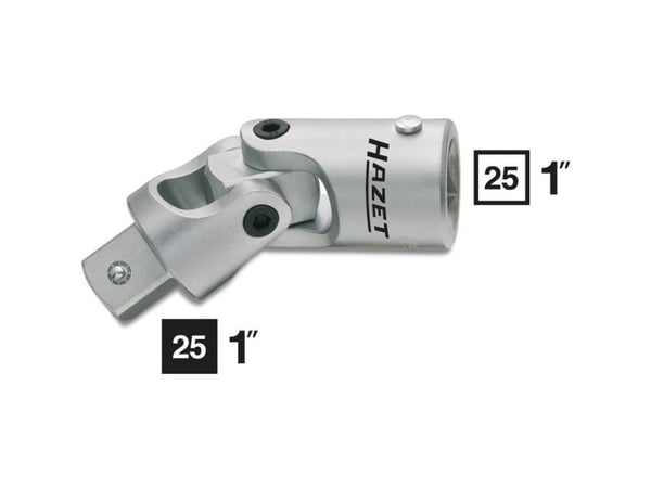 Hazet 1121 hylsetilbehør 1 toms drev (skrutrekker) 1 (25 mm) 144 mm, 1 stk