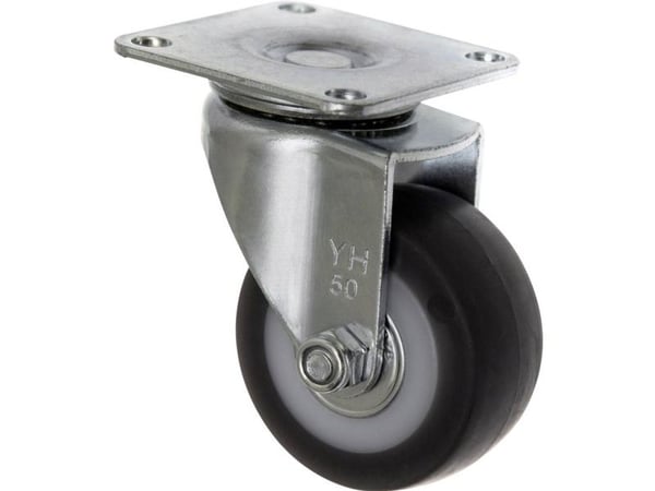 Toolcraft TO-5137866, Svart, Metallisk, 50 kg, Termoplastisk elastomer (TPE), 1 stykker, 5 cm