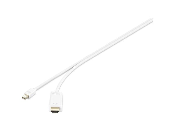 Renkforce RF-4660902, 1,8 m, Mini DisplayPort, HDMI, Hankjønn, Hankjønn, Rett
