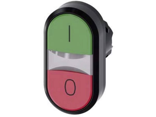Siemens 3SU10003AB420AK0 3SU1000-3AB42-0AK0 Kaksoispainike (L x K) 29,8 mm x 57,7 mm IP66, IP67, IP69/IP69K 1 kpl 1 kpl