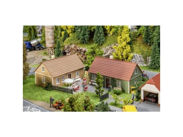 2-pack dörrhus-set H0 Faller 130607