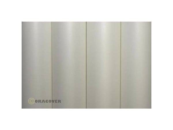 Oracover 10-000-010, Strykbar dekkfilm, Polyester, Hvit