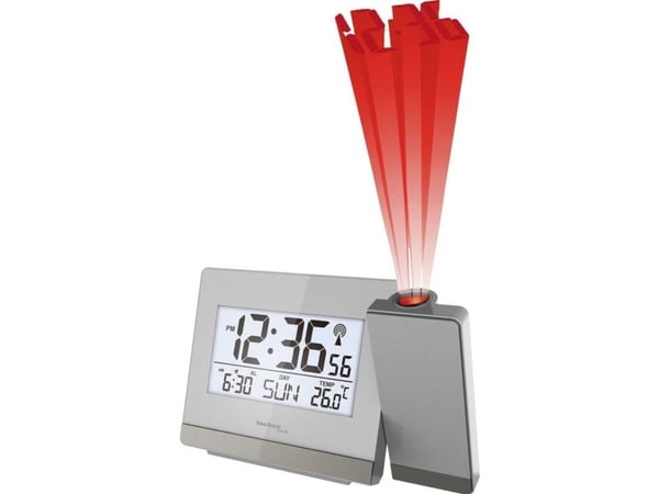 Technoline WT 538, Digital vekkerklokke, Grå, Tid, AAA Micro LR03, 147 mm, 92 mm