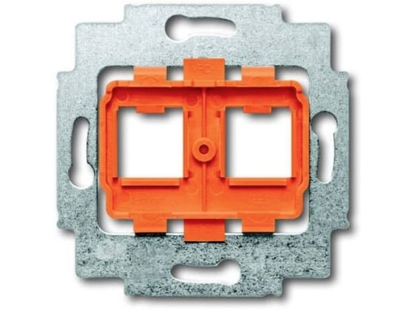 ABB:n datapistorasia 2 x RJ45, Lexcom (oranssi), ilman suojusta oleva insertti