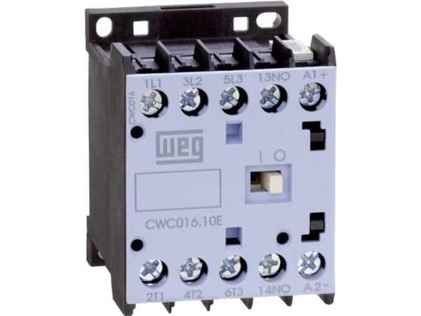 WEG CWC012-01-30C03 Kontaktori 3 x katkaisija 5,5 kW 24 V/DC 12 A apukoskettimella 1 kpl 1 kpl