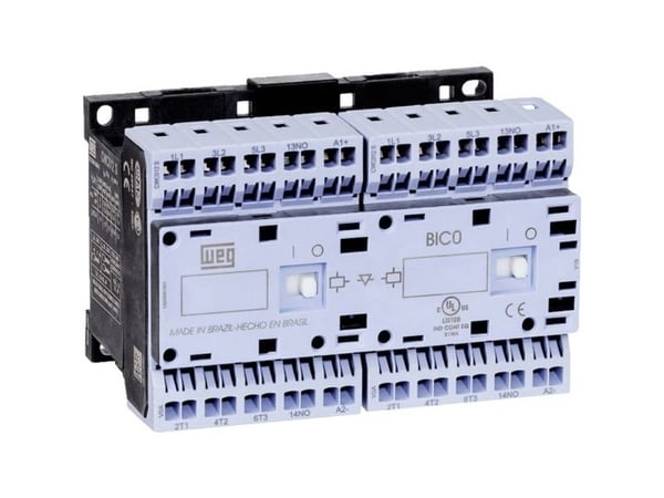 WEG CWCI07-01-30D24S Kääntökontaktori 6 NO 3 kW 230 V/AC 7 A apukoskettimella 1 kpl 1 kpl