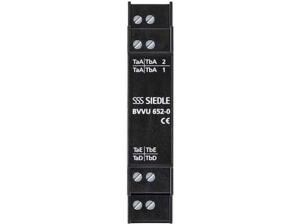 Buss videofordeler BVVU 652-0 svart usymmetrisk (200049631-00)