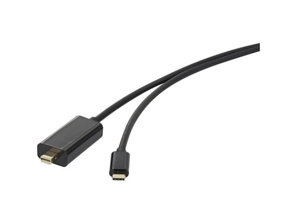 Renkforce RF-3421684, 5 m, USB Type-C, Mini DisplayPort, Uros, Uros, Suora