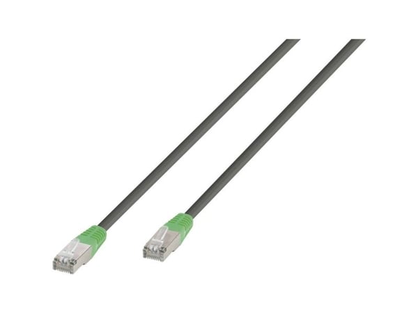 Vivanco PB CC N5 100 6, 10 m, Cat6, F/UTP (FTP), RJ-45, RJ-45, Grønn, Grå