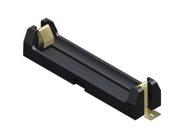 Keystone 1020 Batteriholder 1x R03 (AAA) Surface mounting SMD (L x B x H) 62 x 13 x 11 mm