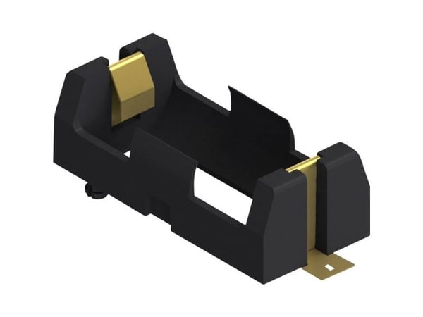 Keystone Electronics 1096 batteriholder for 1x 18350 overflatemontering SMD (L x B x H) 54,10 x 21 x 15 mm