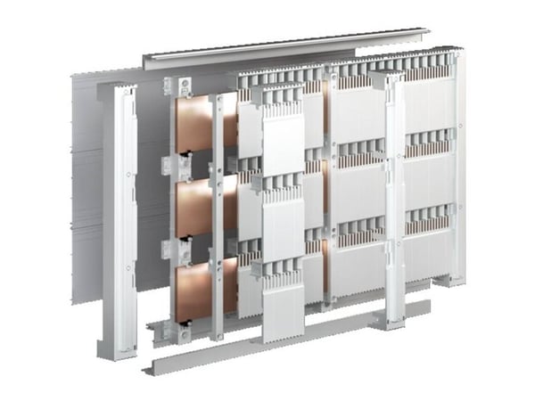Rittal SV 9677.500, Barsett for buss, Grå, Polyamid, 1,72 kg, 2 stykker, 1,92 kg