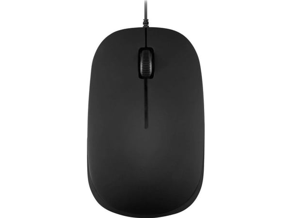 Perixx Perimice-201 WLAN-mus (PS/2), optisk, svart, 3 knapper, 1000 dpi