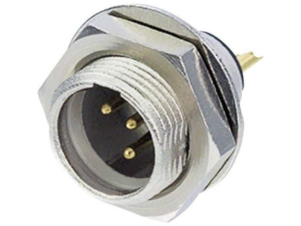 Rean AV RT5MPR mini-XLR-kontakt for vertikal innbygging 5-pols sølv 1 stk