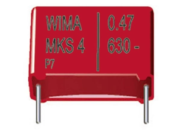 Wima MKS 4 33,0µF 5% 250V RM37,5 1 stk MKS-foliekondensator med radial ledning 33 µF 250 V/DC 5 % 37,5 mm (L x B x H) 41,5 x 24 x 45,5 mm