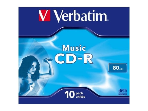Verbatim Live It! - 10 x CD-R (80 min) 16x - CD-eske