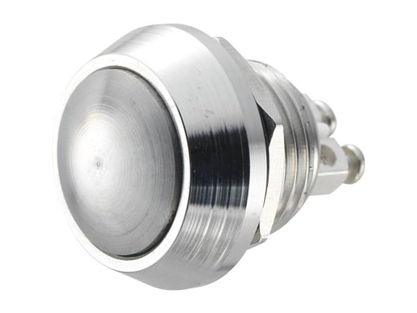TRU COMPONENTS 701257 GQ 12B-N Tunkeutumissuojattu painonappi 48 V/DC 2 A 1 x Off/(On) painonappi IP65 1 kpl 1 kpl