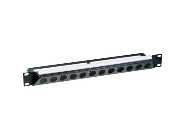 Neutrik NZP1RU-12, Panelsett, Sort, Hvit, 1 stykker