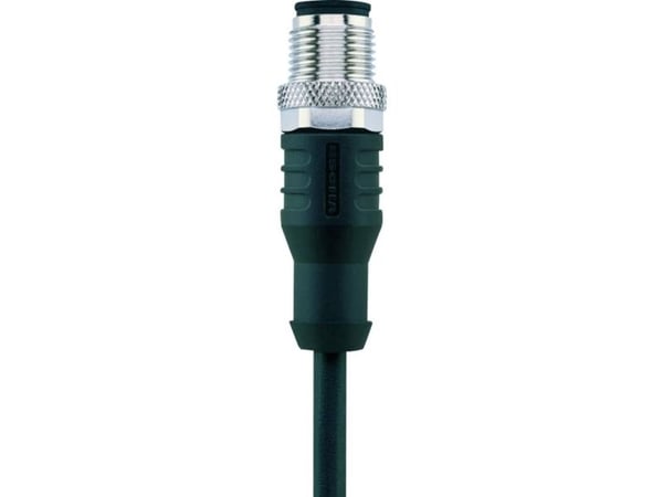 Escha 8046927 Anturi, toimilaitteen liitin, M12 Liitin, suora 5,00 m Nastanumero (RJ): 12 1 kpl 1 kpl