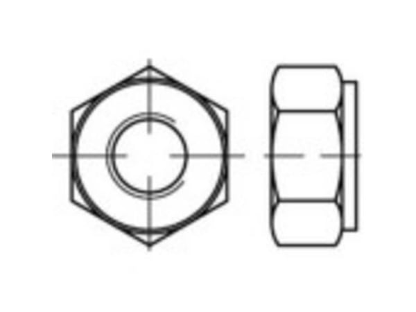 TOOLCRAFT 137619 sekskantmuttere M20 DIN 2510 stål 1 stk