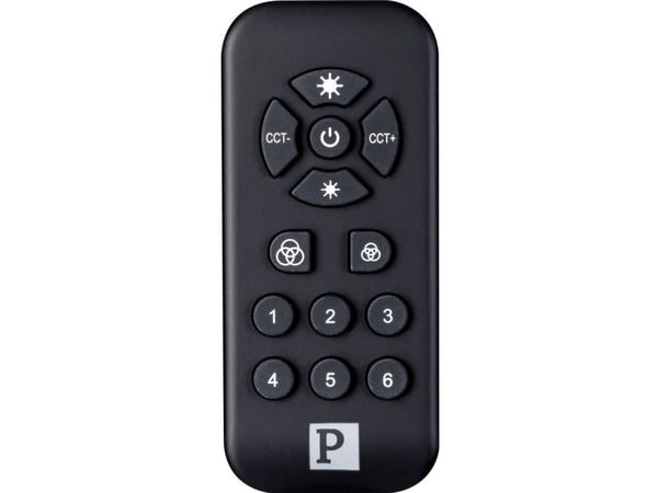 Paulmann 500.01, Smarthjemmeenhet, Lighting, Bluetooth, Trykknapper, Sort