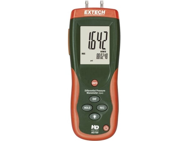 Extech HD700 Trykmålingsudstyr Lufttryk 0 - 0.1378 bar