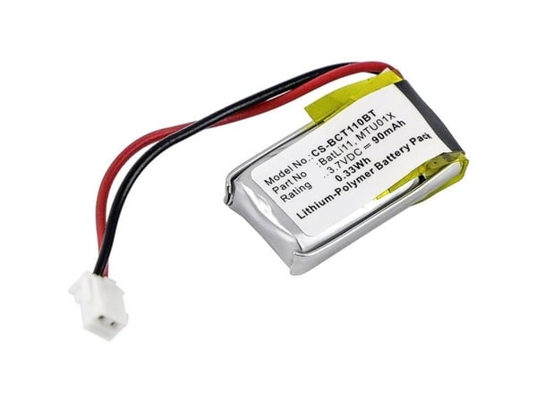 Cameron Sino sikkerhetsteknikk-batteri (erstatter original) BatLi11, MTU01X, Daitem, Diagral, Intecom, Logisty 3,7 V 90 mAh