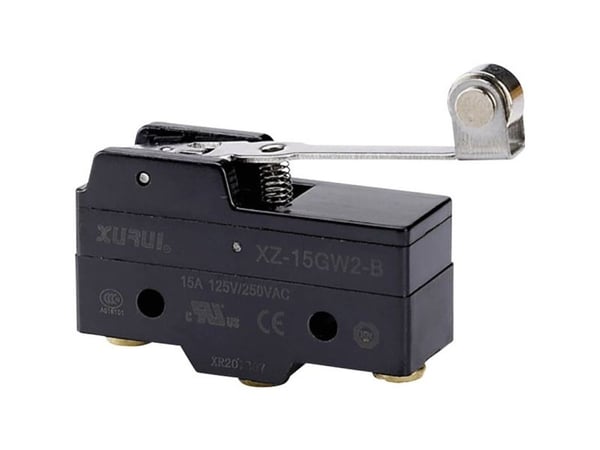 Mikrokontakt 250 V AC 15 A 1 x On/On XZ-15GW2-B tryckknapp 1 st