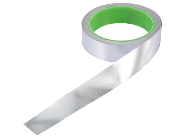 TRU COMPONENTS AL-F2.5R1000 ESD-teip 10 m aluminium (L x B) 10 m x 25 mm