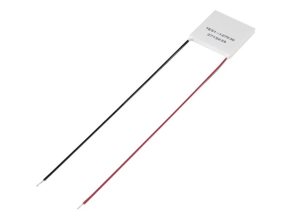 TRU COMPONENTS TES1-127030 Peltier-element 15,4 V/DC 3 A 25,7 W (L x B x H) 30 x 30 x 3,6 mm