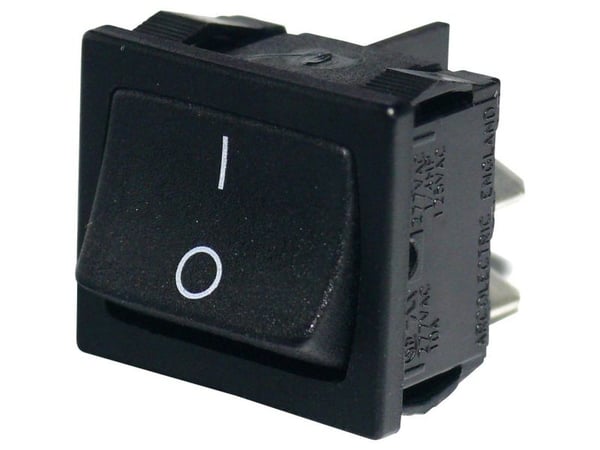 Arcolectric (Bulgin Ltd.) H8650VBAAG vippkontakt 250 V 10 A, 2 x On/Off