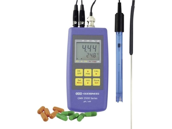 GMH 3511 Set pH-/redoks-/temperaturmåler 3511-Set 0,00 - 14,00 pH -5 til ... (605215)